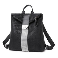 PU Women's Backpacks Ladies Leather School Backpack