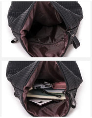PU Women's Backpacks Ladies Leather School Backpack