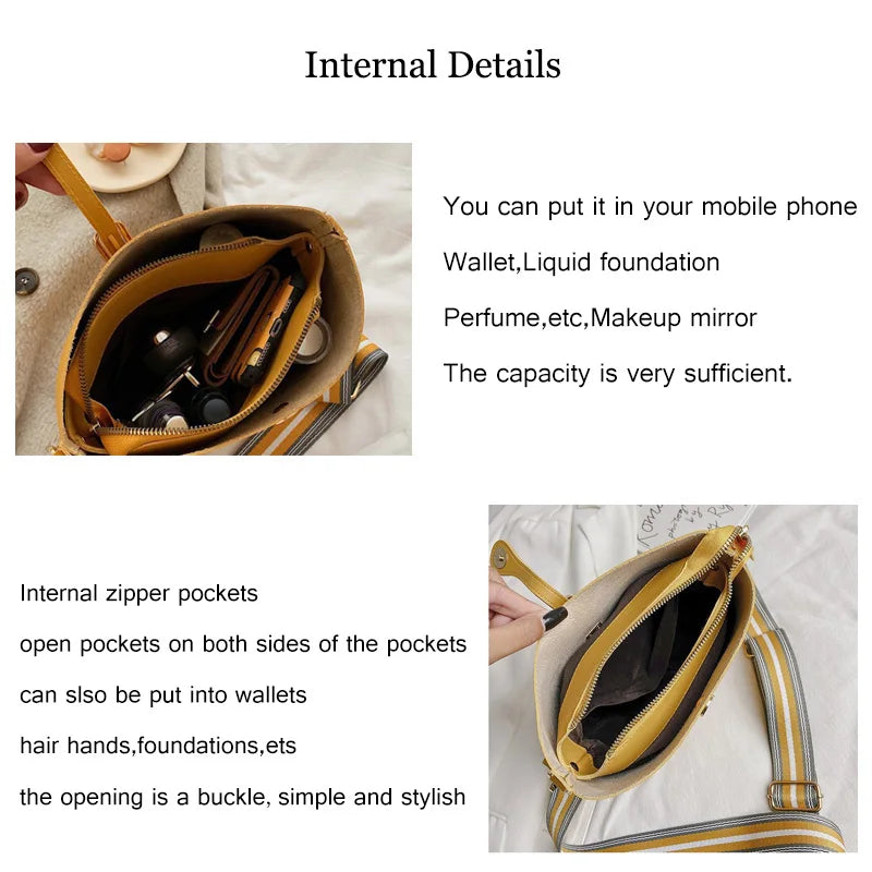 PU Women's Crossbody Bags Solid Shoulder Bags for Ladies Handbag