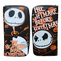 PU Leather Skull Clutch Bag 19*10*2cm Wallet