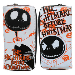 PU Leather Skull Clutch Bag 19*10*2cm Wallet