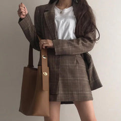 PU Leather Women Shoulder Bag Large Capacity Bucket Bag