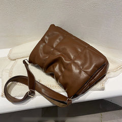 Texture Shoulder Bag Women Leisure Messenger Bags