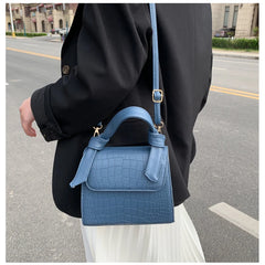 Stone Pattern Women's Square Shoulder Bag