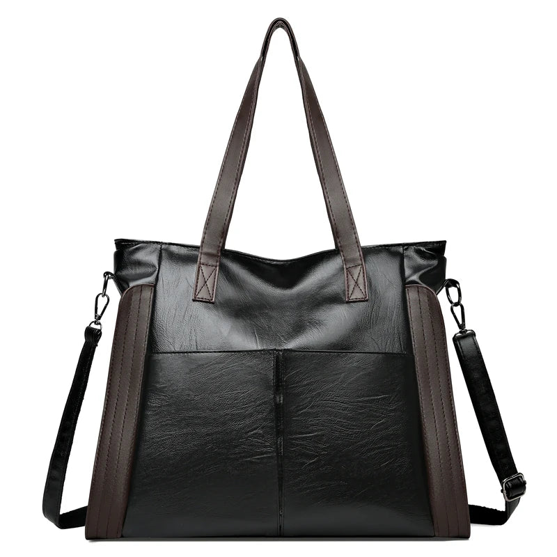Large Space Women's Crossbody Bag PU Leather Handbag