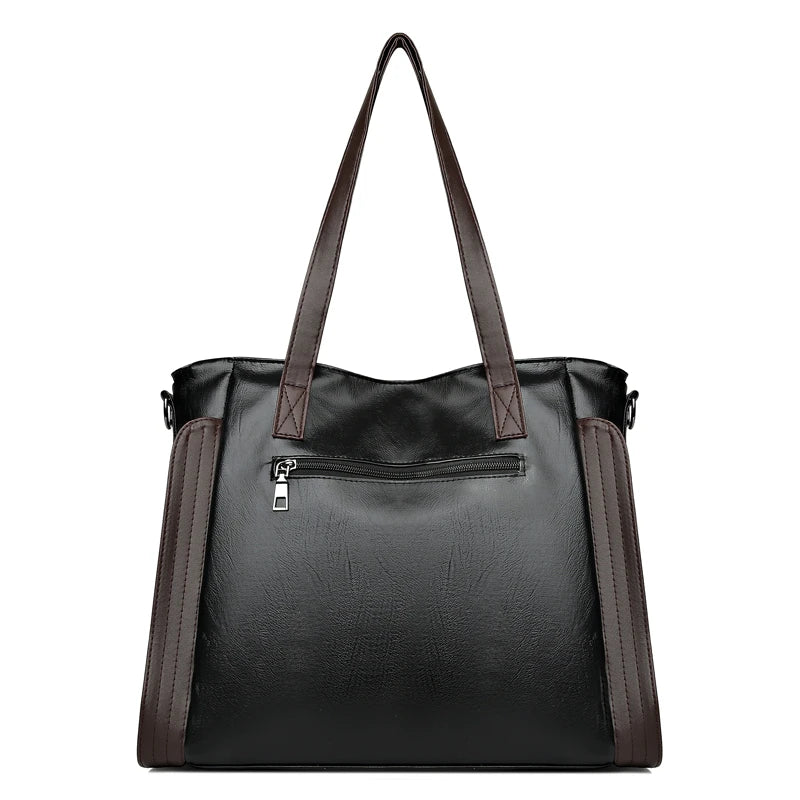 Large Space Women's Crossbody Bag PU Leather Handbag