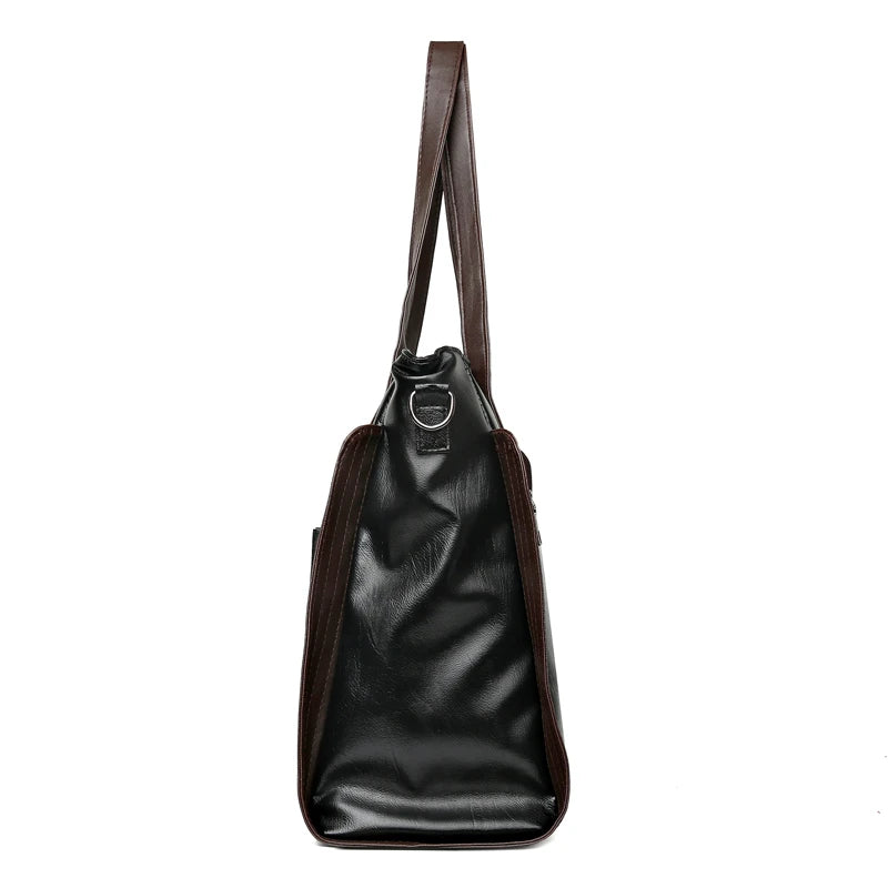 Large Space Women's Crossbody Bag PU Leather Handbag