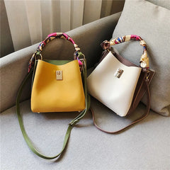 PU Women's Handbag Multi-Layer Large Capacity Messenger Bag