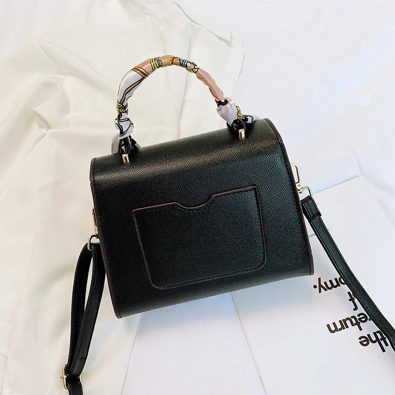 PU Women's Shoulder Bag Large Capacity Messenger Bag Shopping Handle Bags