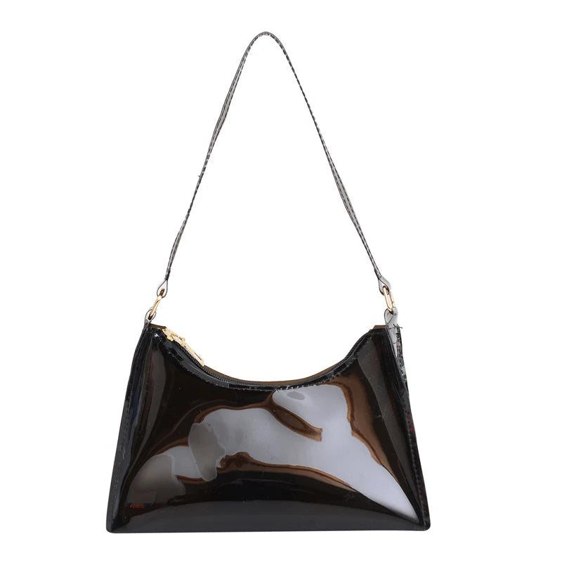 Clear PVC Shoulder Bag for Women, Summer Handbag