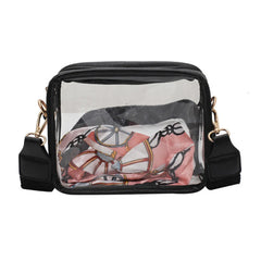 Transparent Crossbody Bag Stadium Approved Shoulder Handbag