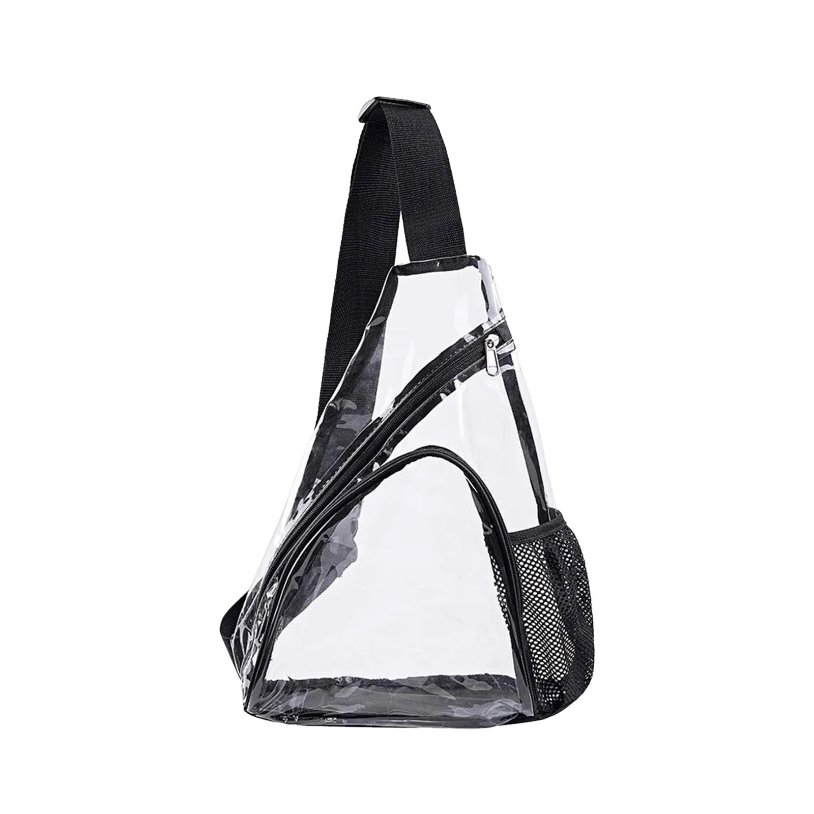 Transparent PVC One Shoulder Body Chest Bag Waterproof Jelly Bag