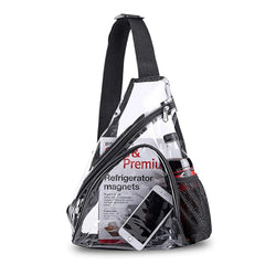 Transparent PVC One Shoulder Body Chest Bag Waterproof Jelly Bag