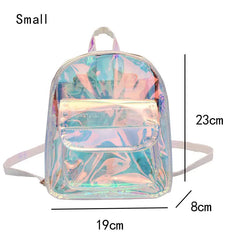 Clear PVC Women Backpack Harajuku School Bag for Teen Girls