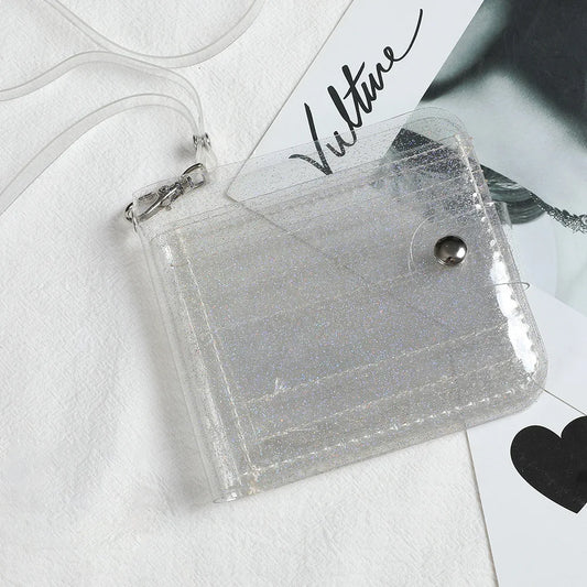 Holographic Coin Purse Glittering Card Holder Purse