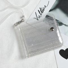 Holographic Coin Purse Glittering Card Holder Purse