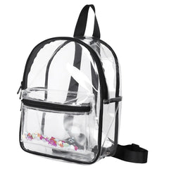 Clear PVC Waterproof Backpack Adjustable Strap for Travel Work Sport