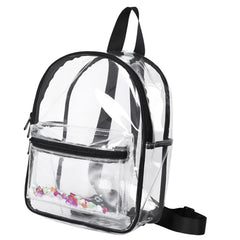 Clear PVC Waterproof Backpack Adjustable Strap for Travel Work Sport