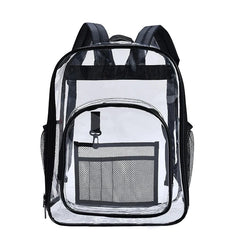 Transparent School Bag Waterproof Large Capacity Backpack