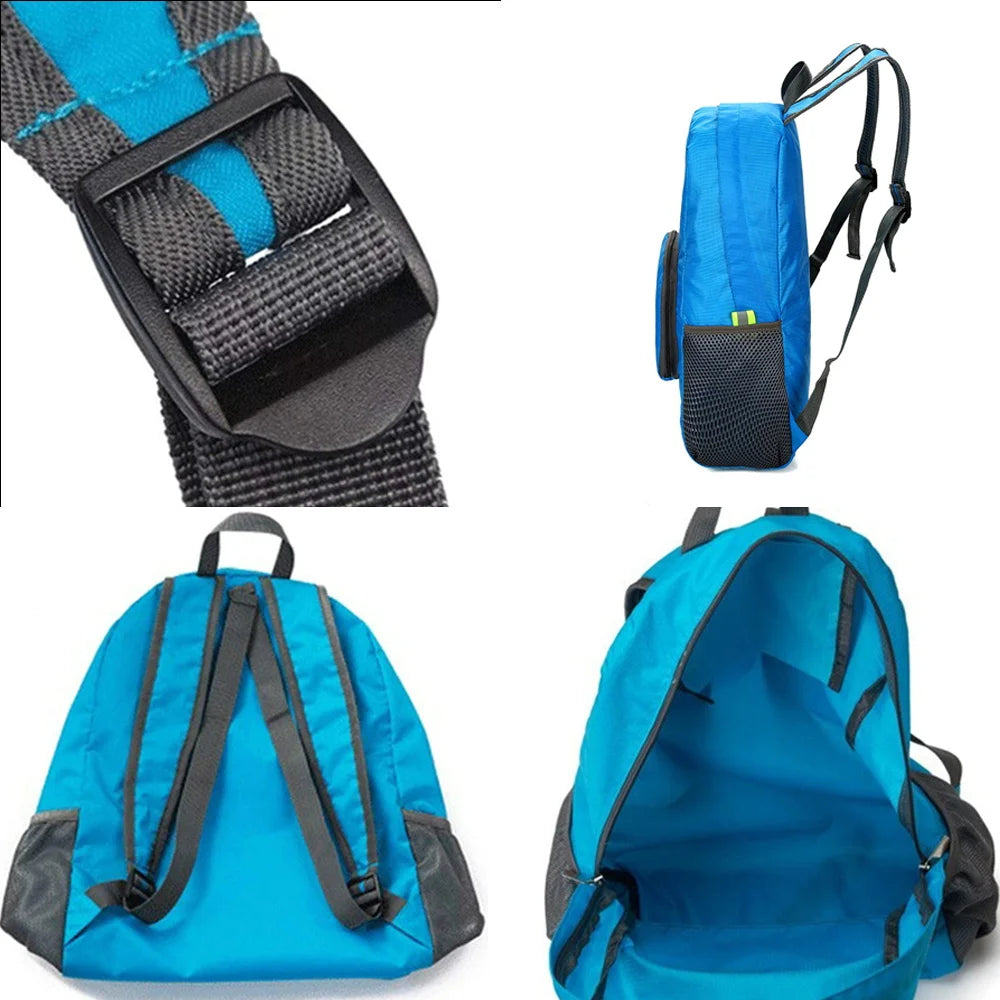 Packable Backpack Foldable Lightweight Outdoor Folding Backpack Travel Daypack B