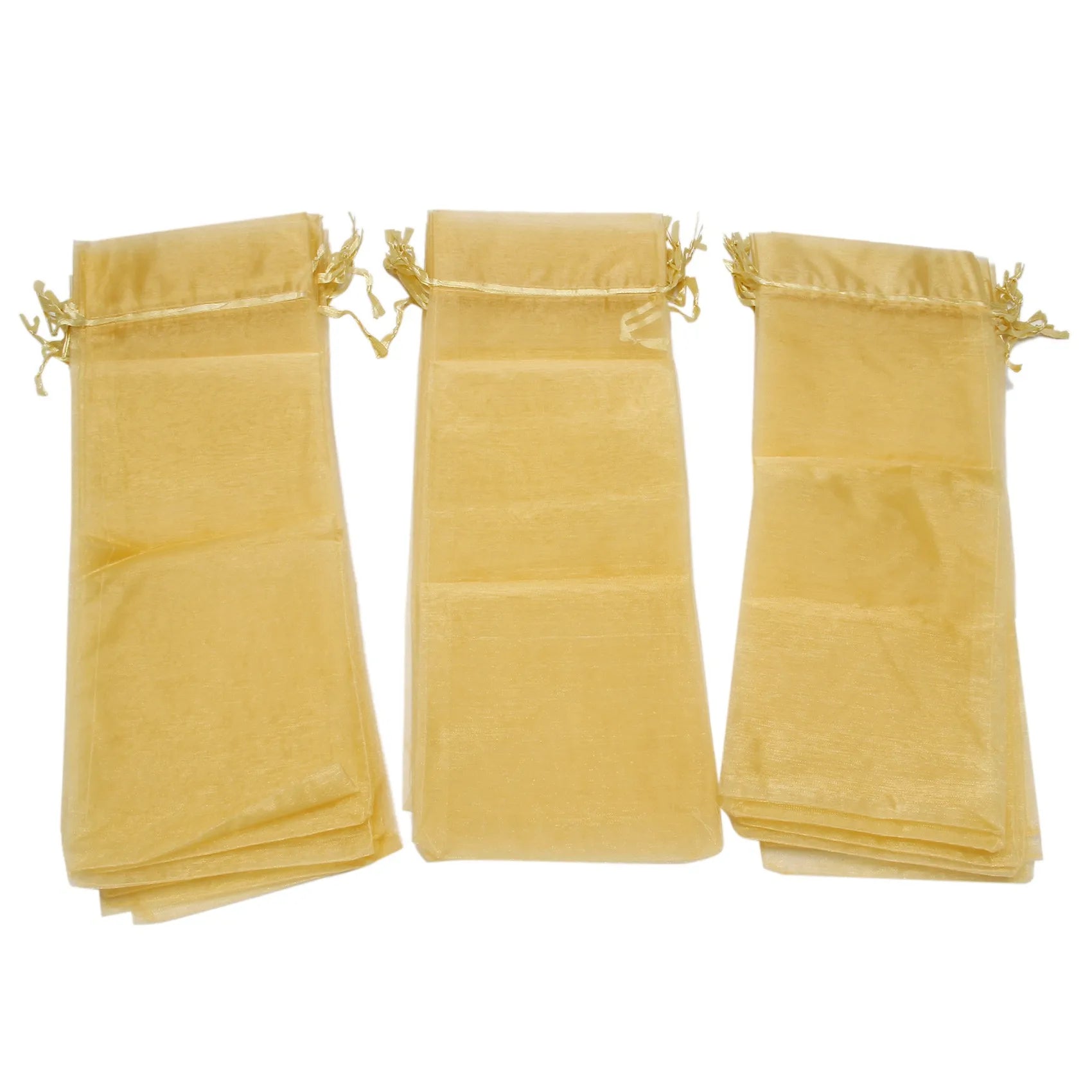 Organza Wine Bag, Transparent Wine Gift Bag with Drawstring Dress