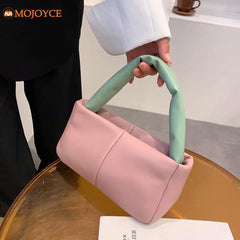 Quilted Handbag Winter Tote Bag Ladies Clutch Shopping Bag