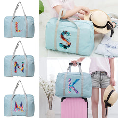 Large Capacity Waterproof Travel Bag Unisex Print Handbag