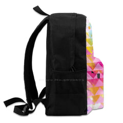 Paint Arrivals Satchel Schoolbag Bags Backpack Pink Purple E