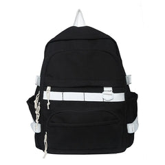 Canvas Women Anti-Theft Backpack School Bag for Teen