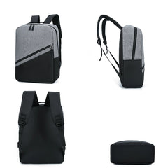 Panelled High Oxford Cloth Women's Backpack Teen Laptop