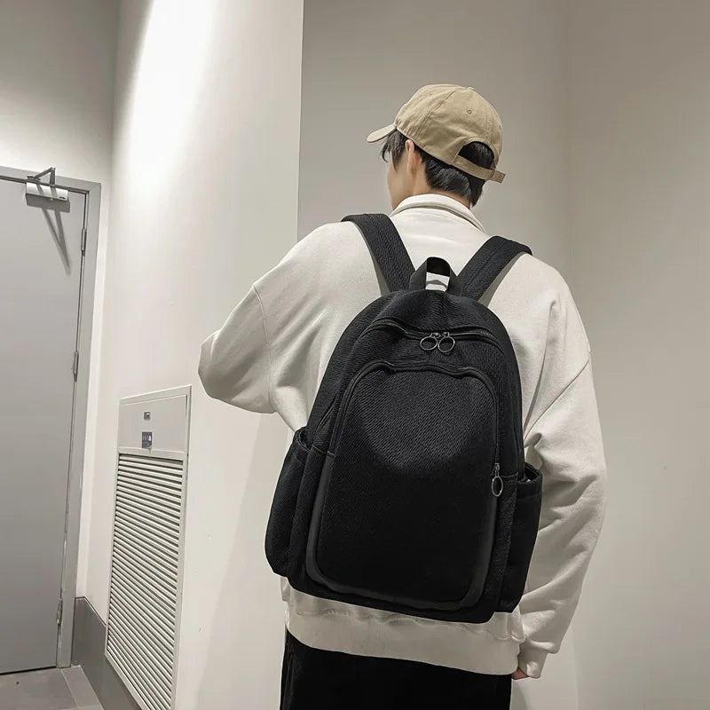 Panelled Pattern Women's Backpack Bags for Outdoor Travel
