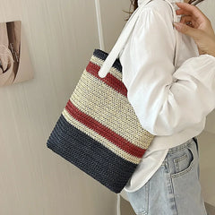 Panelled Shoulder Bags for Women Top Handle Tote Large Capacity Handbags