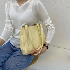 Women Shoulder Underarm Bag Casual Bucket Bag Large Capacity