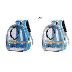 Parrot Carrier Backpack Travel Cage Birds Breathable Space Capsu