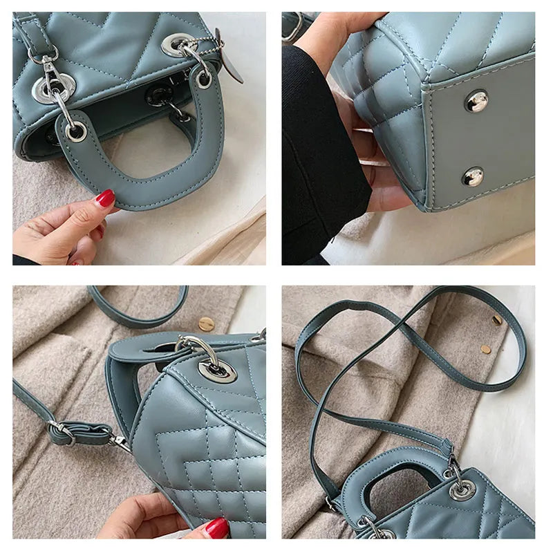Party Women's Handbag Shoulder Bag PU Pattern Ladies Shopping Bags