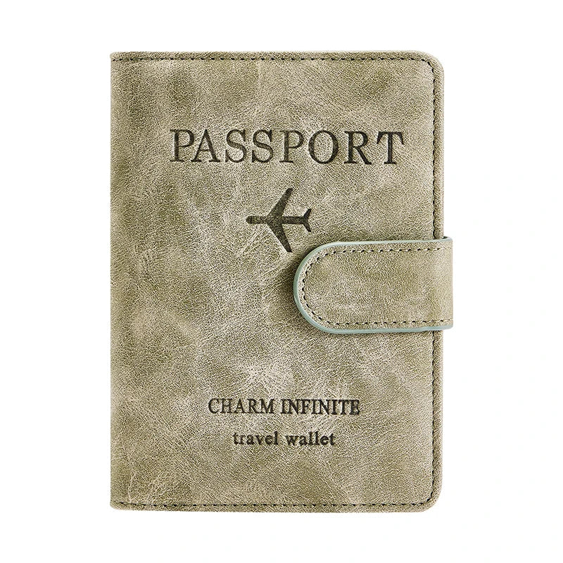 Passport Bag Portable Ultra-Thin Multi-Functional Document Clip