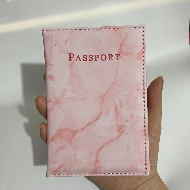 Passport Cover Women Travel Wallet Passport Case Soft Pu Leather