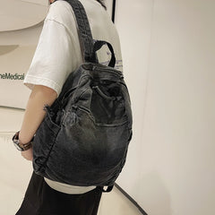 Patchwork Women Backpack Large Capacity Travel Bag Schoolbag for Teenage Girls