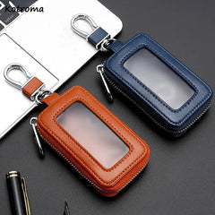 Patchwork Key Wallets Vintage Holder Cases Zipper Keychains Organizer