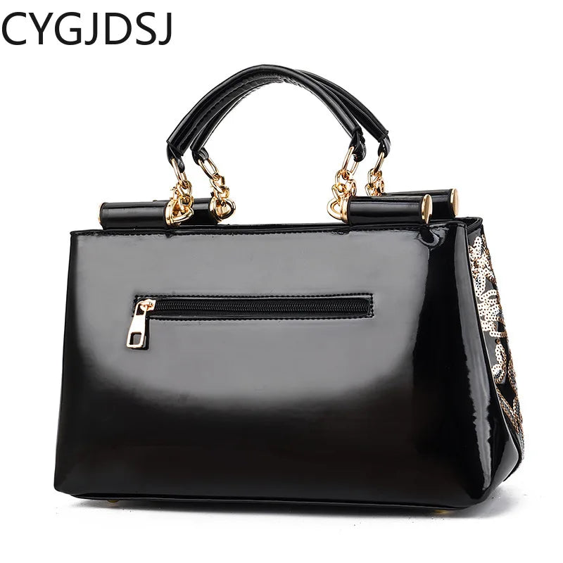 Patent Leather Bag Handbags Crossbody Shoulder Bag Women