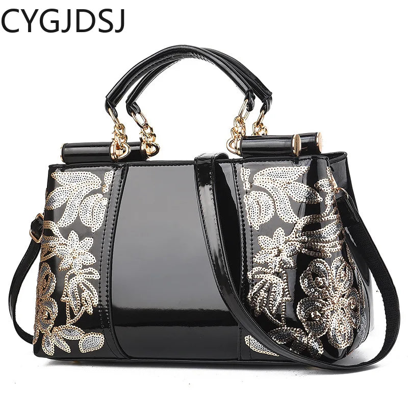 Patent Leather Bag Handbags Crossbody Shoulder Bag Women