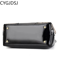 Patent Leather Bag Handbags Crossbody Shoulder Bag Women