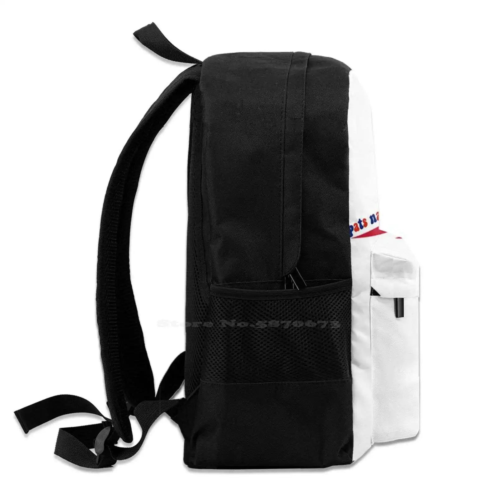 Pats Nation Backpack For Student School Laptop Travel Bag Patriots