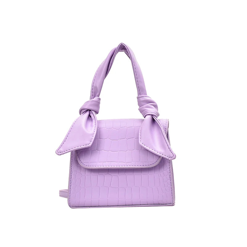Women's Purple Leather Crossbody Bag