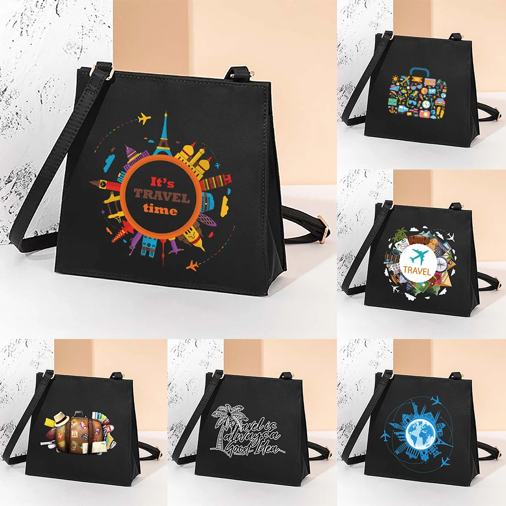 Travel Square Bags Cosmetic Bag Suitcase Women's Bag