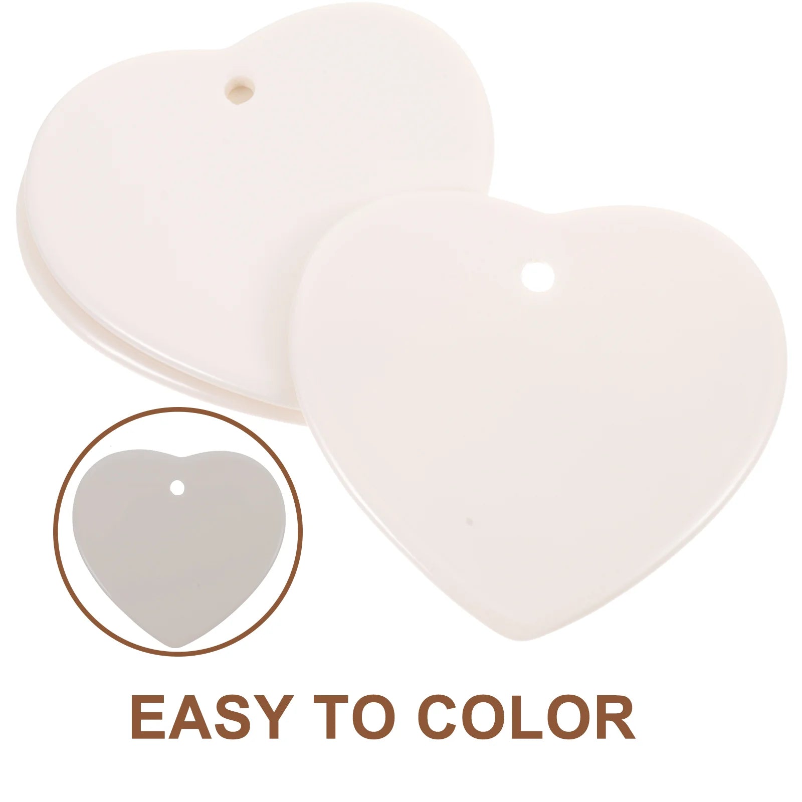 Kids Drawing Painting Ceramic Pendants DIY Kit