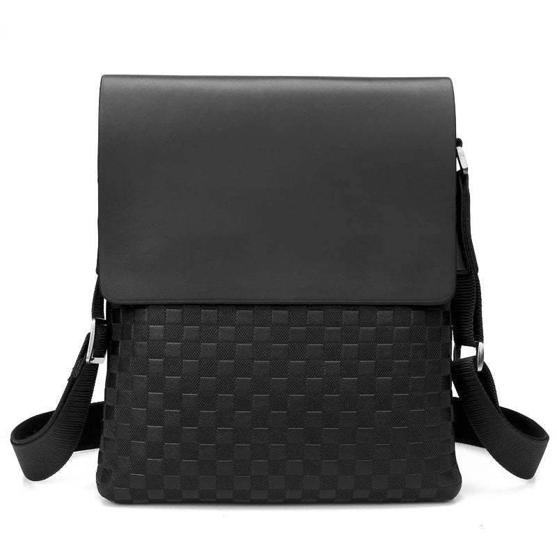 Peaker Business Men's Crossbody Shoulder Bag Handbag PU Leather Messenger Bag