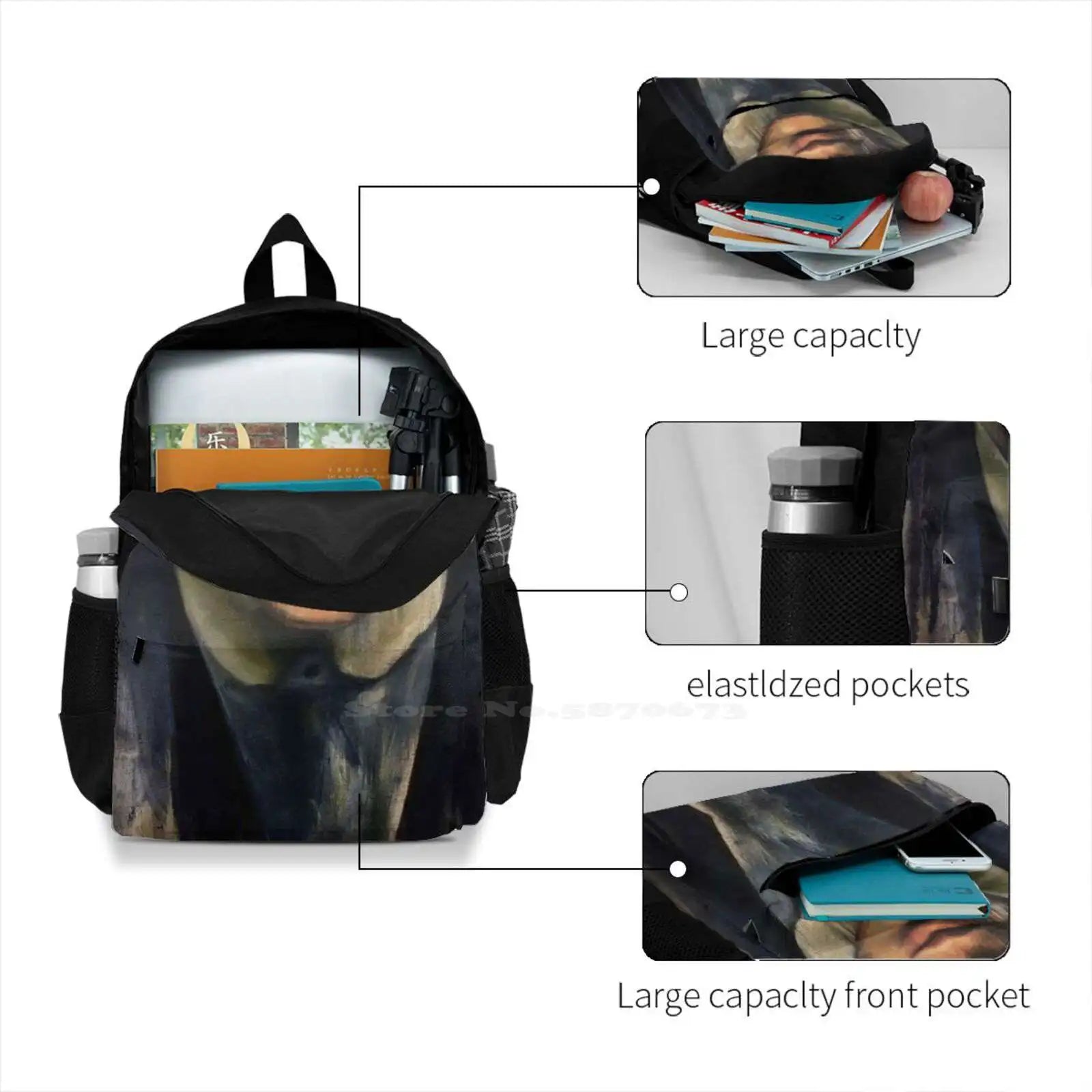 Peaky Blinders Laptop Backpack Shelby Oil Mafia