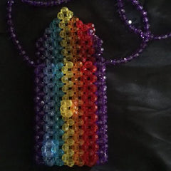 Pearl String Beads Mobile Phone Bag Hand Woven Decoration Bag