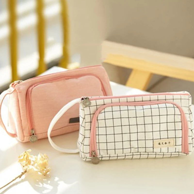 Multifunctional Pencil Bag Cosmetic Storage High Capacity